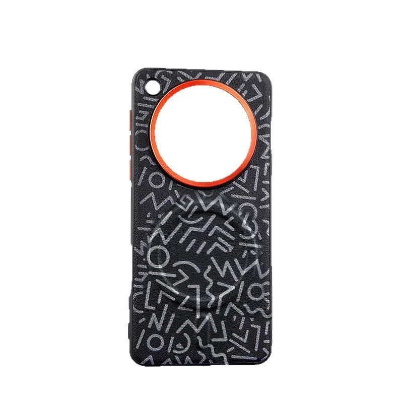 Кожаный чехол Find X8 Ultra Magnetic Line Paintings для OPPO X8S Plus Pro с металлическими линзами и