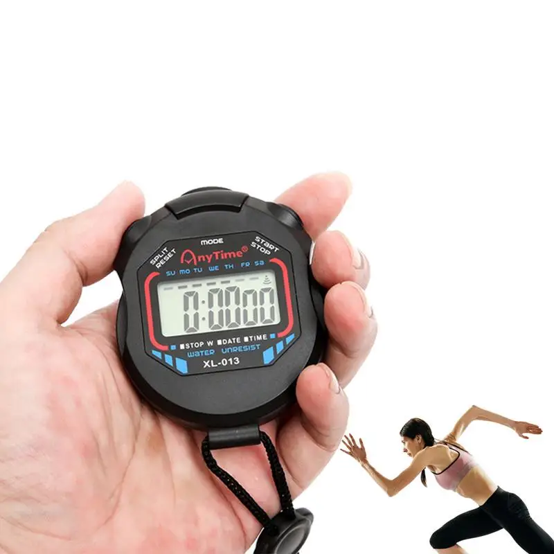 

Stopwatch Timer For Sports Large Screen Stopwatch Electronic Countdown Timer Waterproof Stopwatches For Running Swimming Referee