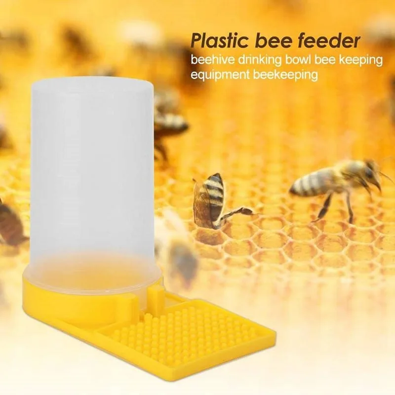 

Beekeeping Bee Feeder Honey Bee Feeders Drinking Water Waterer Watering Bees Tools Supplies Feeding Plastic bee Drinker Tool