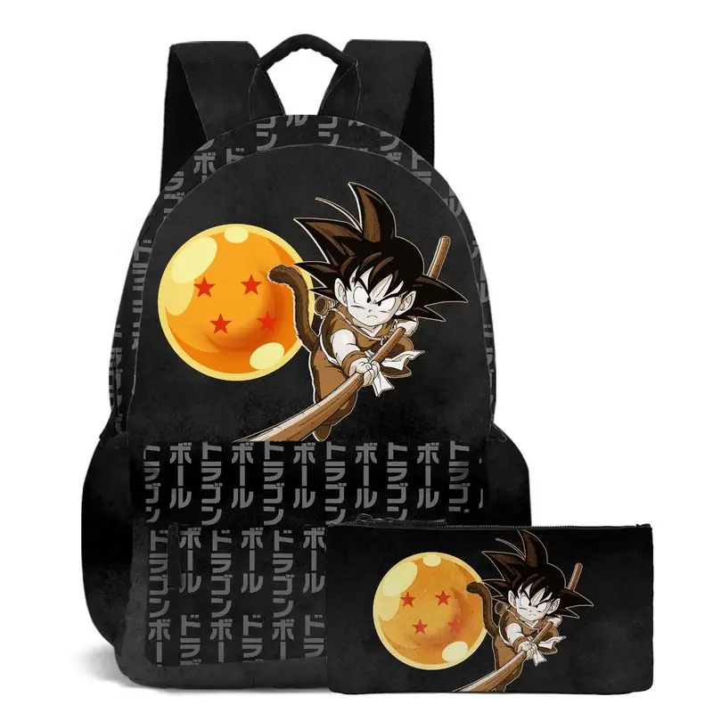 

Anime Dragon Ball School Bag Goku Boys' Backpack Student Boy Backpacks Pen Case Teenage Large Capacity Waterproof Travel Rucksac