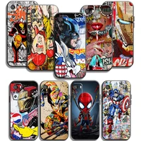 marvel avengers phone cases for xiaomi redmi redmi 7 7a note 8 pro 8t 8 2021 8 7 7 pro 8 8a 8 pro soft tpu carcasa back cover