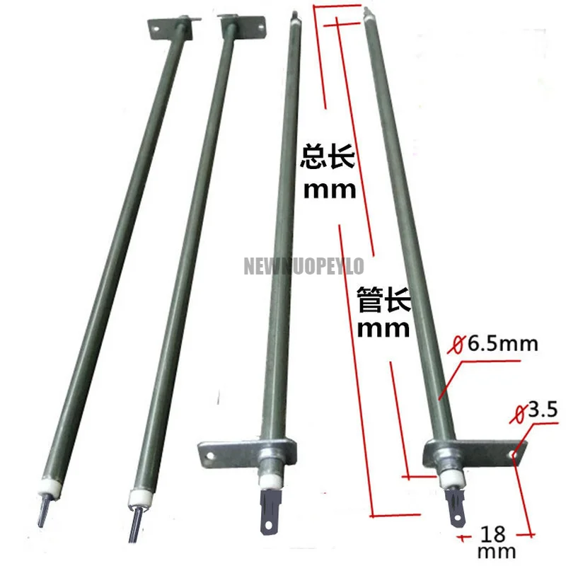 Нагревательный элемент для электрической духовки, нагревательная трубка из нержавеющей стали, 110 В, 280-530 мм, 250 Вт/300 Вт/350 Вт/400 Вт