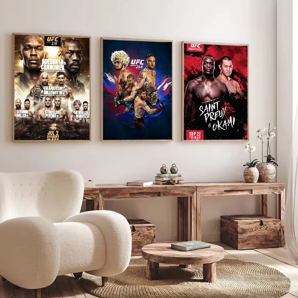 Высокое качество цифровая печать U-Ultimate F-Fighting C-Championship UFC плакат классический