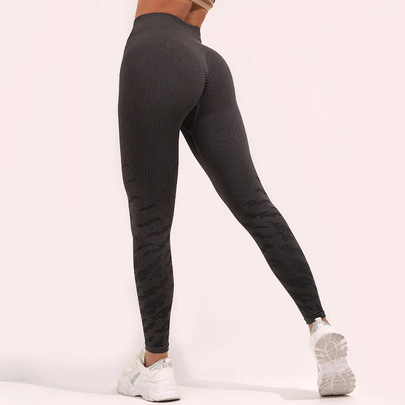 Новые яркие шелковые штаны для йоги с леопардовым узором высокой талией