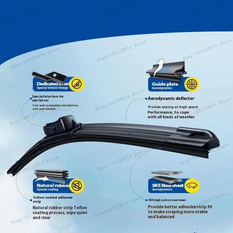 Щетки стеклоочистителя автомобиля для BMW 3 серии E46 2000-2005 22 &quot+ 20&quot лобовое стекло