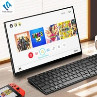 weichensi ultra thin 1080p portable monitor touchscreen 13 3 slimmest 10 point touch uhd ultra light extended display