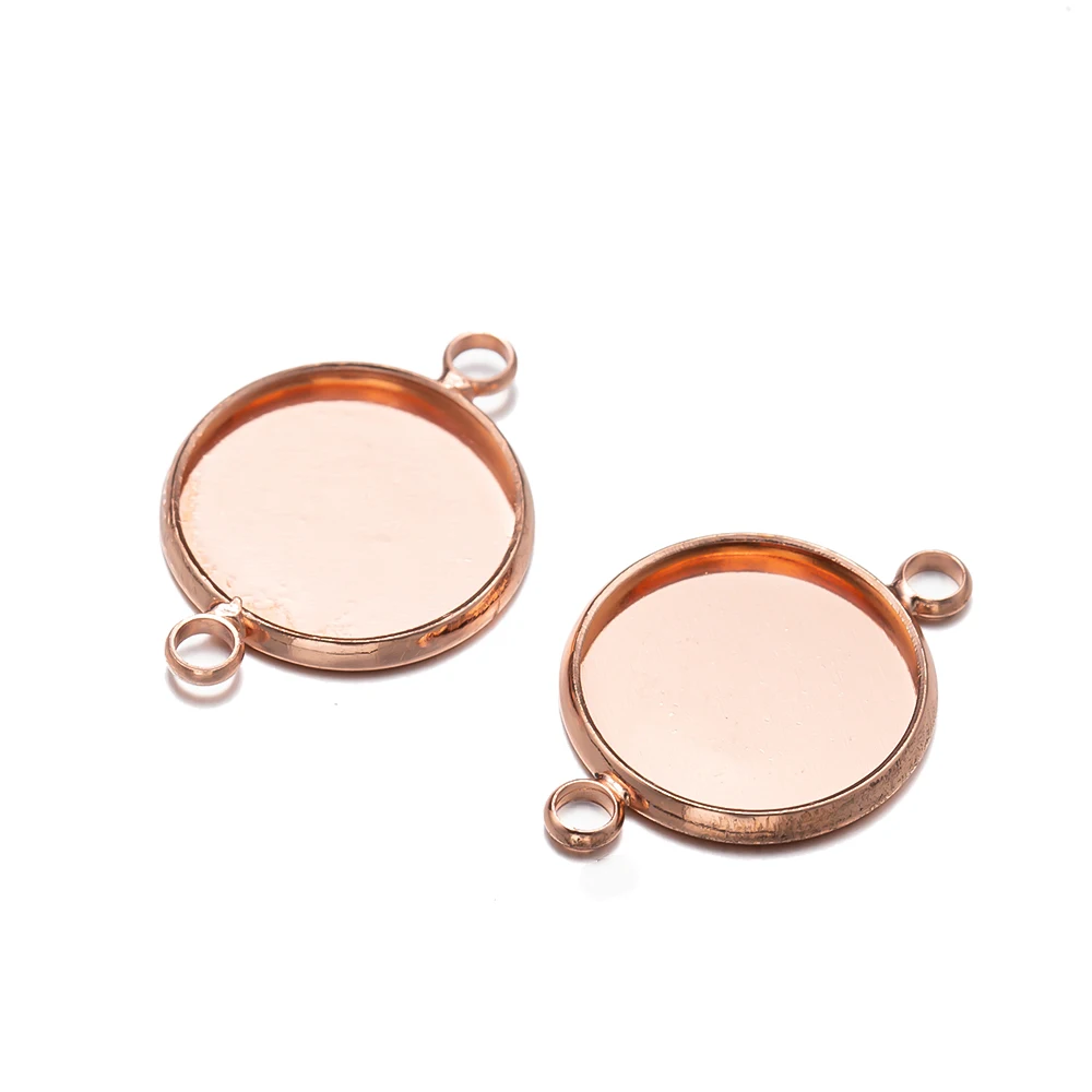 Круглые базовые закрепки кабошона 10 шт. 10/12/14/16/18/20/25 мм пустые для браслетов