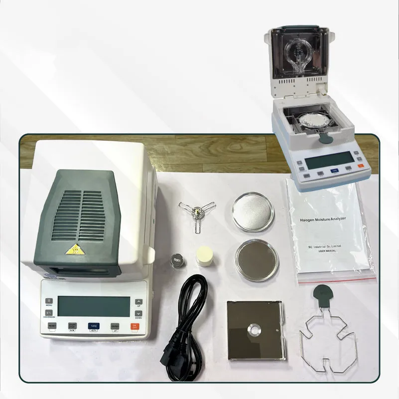 Флюоресцентный галогенный анализатор влажности