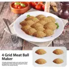 Новинка, ручной аппарат для приготовления мяса с 9 отверстиями 2022, форма для мясного рулета, комбайн для приготовления мяса в домашних условиях, тортов, десертов, Пирогов, кухонные принадлежности