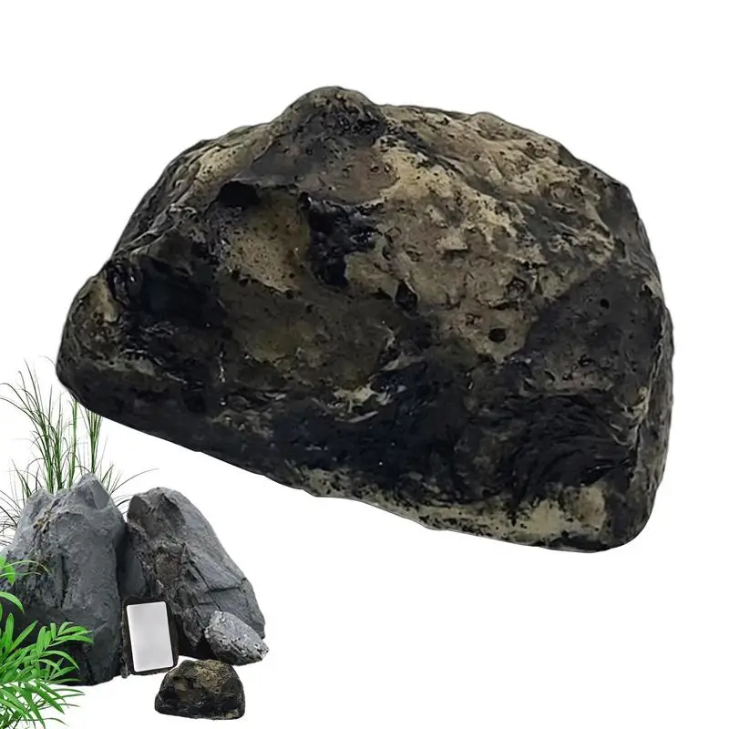 

Rock Key Hider Key Safe Holder Realistic Key Hiding Devices Resin Decorative Garden Stones Secret Key Safe Holder Weather