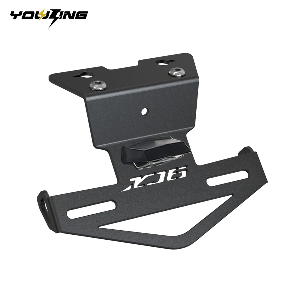 

Для Yamaha FZ6R XJ6 Diversion XJ6N XJ6F 2009--2014-2015-2016 держатель номерного знака кронштейн задний хвост аккуратное крыло комплект для устранения