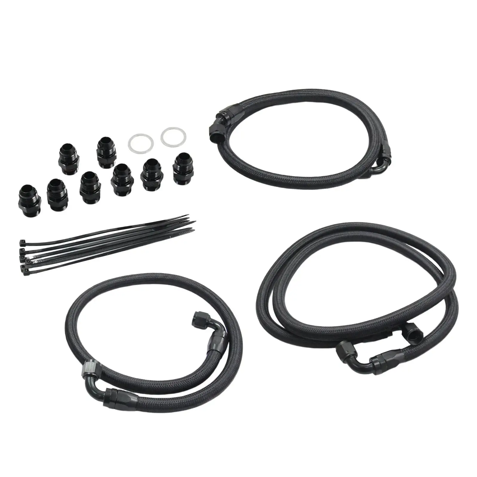 

Line Hose Set Hose Fitting Kit Tube Pipe Flexible Braided Fuel Hose 10AN Hose