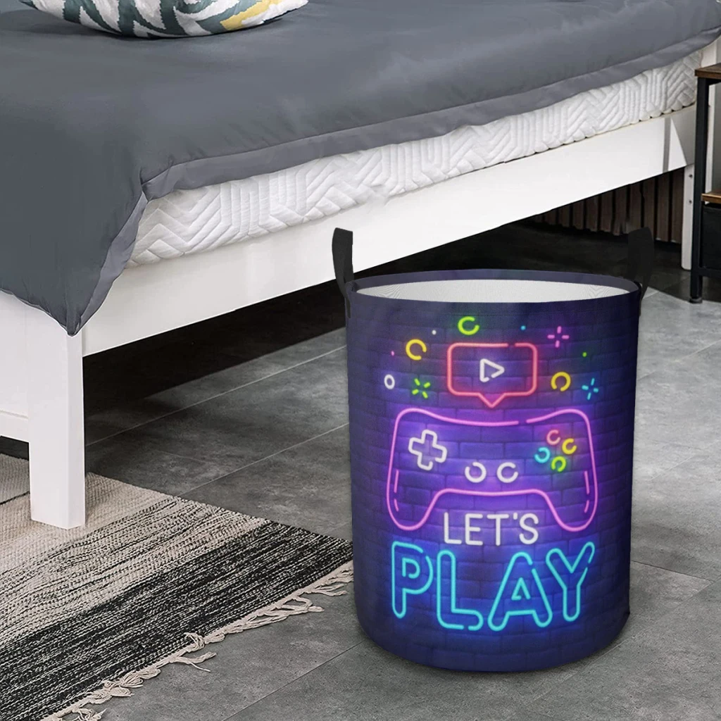 Корзина для грязного белья органайзер одежды складное ведро хранения