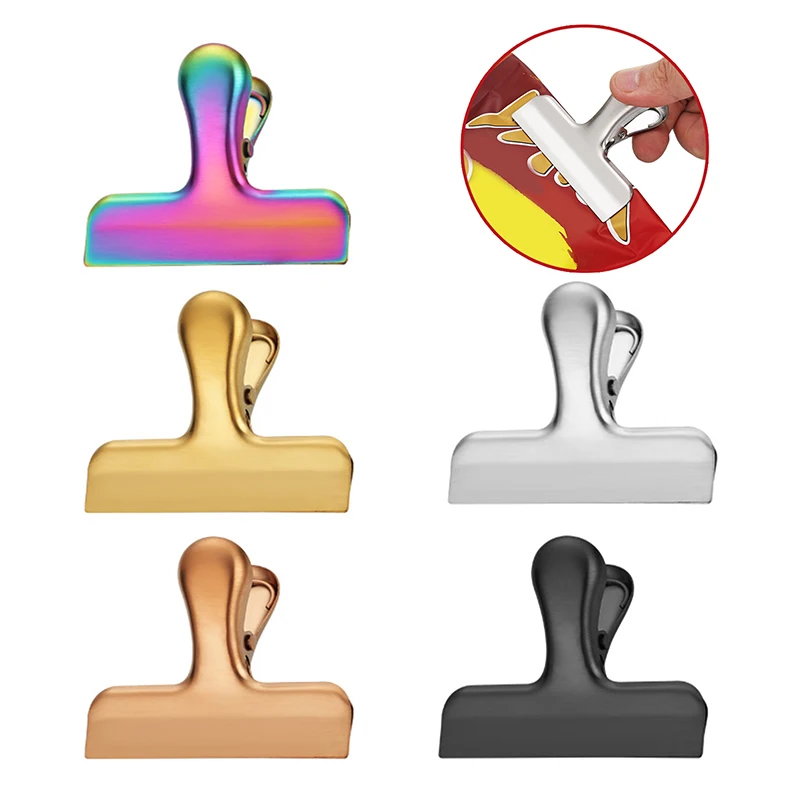 Зажимы для сумок из нержавеющей стали пищевых продуктов сверхмощные