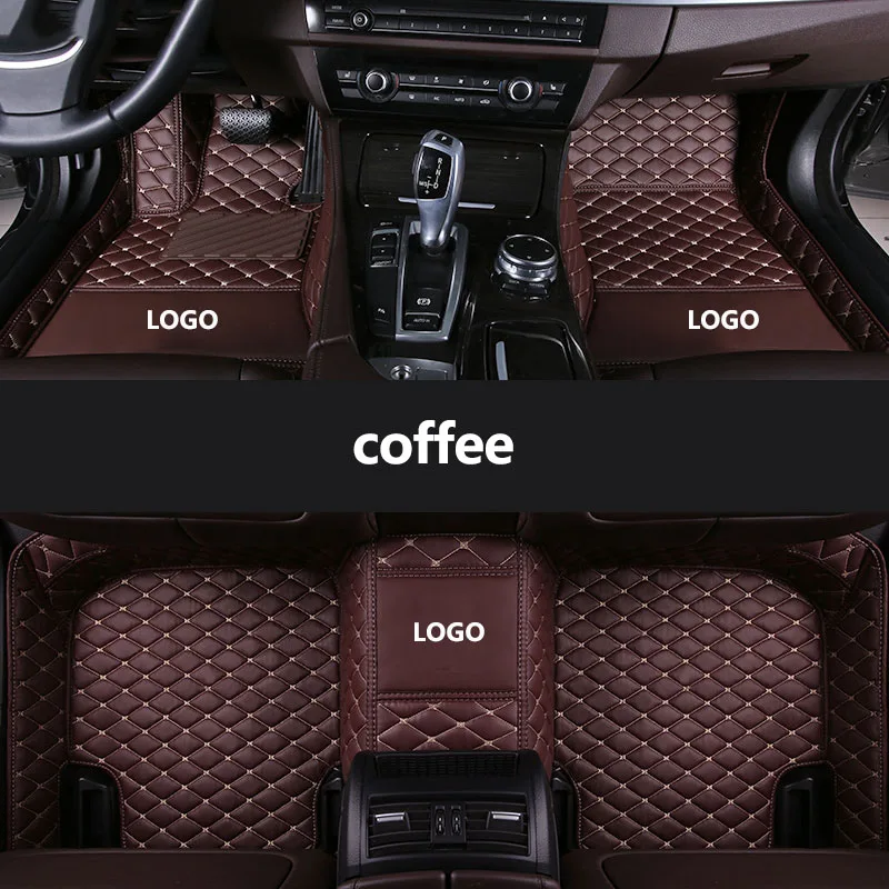 

Custom LOGO Car Floor Mats for Peugeot 307cc all model year auto Carpets rug Footbridge carpet accessories styling interior