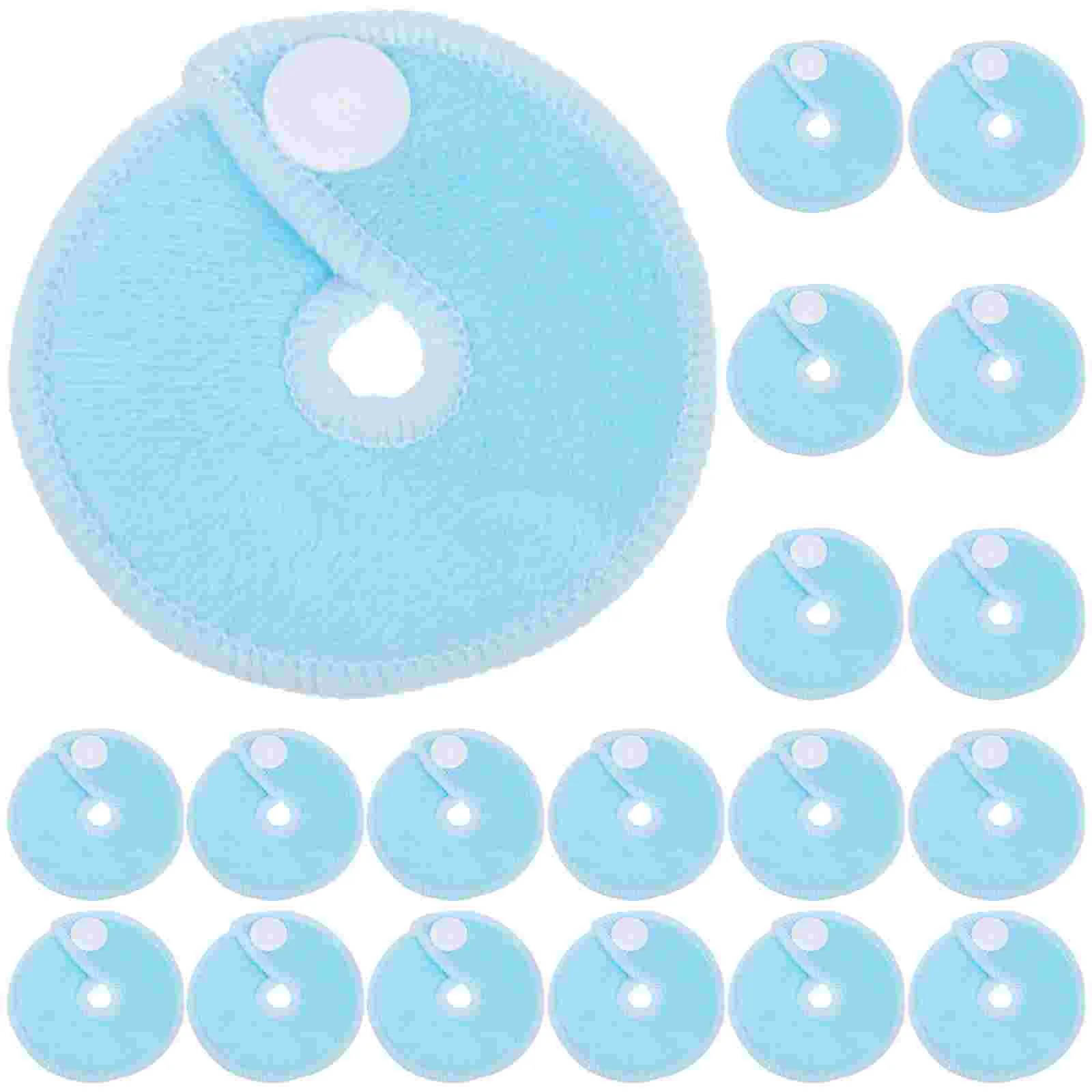 

28 Pcs G Tube Pad Fiber Wraps Comfy Brace Cotton Cannula Mats Bamboo Pipe Cover Baby Supports