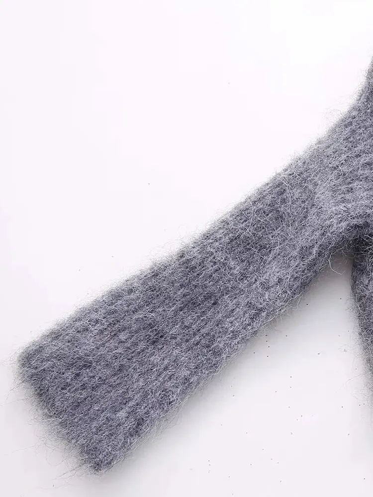 Nlzgmsj TRAF 2023 новый осенний женский односторонний рукав дизайн с открытыми плечами