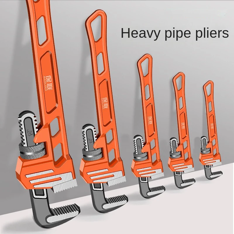 

Регулируемый гаечный ключ B50, универсальный гаечный ключ в виде обезьяны, Многофункциональный ручной гаечный ключ для сантехнических работ, большой гаечный ключ