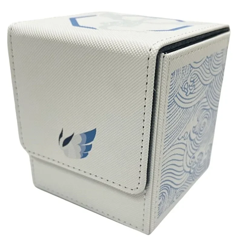 Pokemon PTCG Lugia анимационные персонажи самодельная кожаная коробка для хранения карт