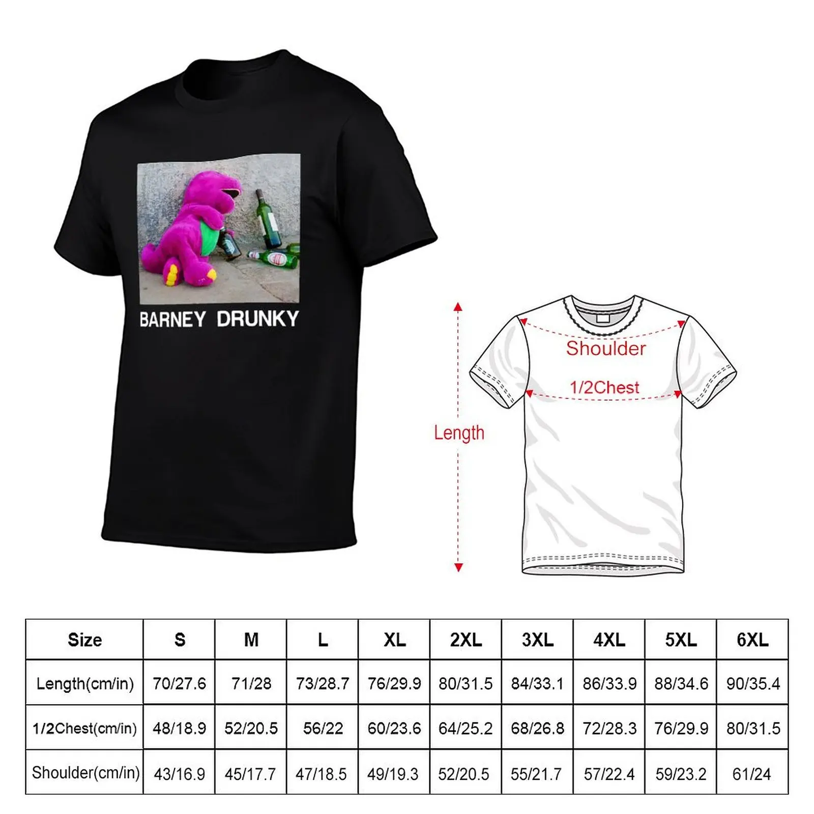 Футболка Barney Drunky, легкая базовая рубашка с короткими рукавами (art.: 3920dbee37f8e) - 3920dbee37f8e