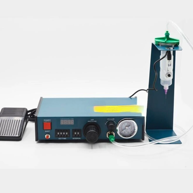 

983A Professional Precise Digital Auto Glue Dispenser Solder Paste Liquid Controller Glue Dropper Fluid Dispenser Tools machine