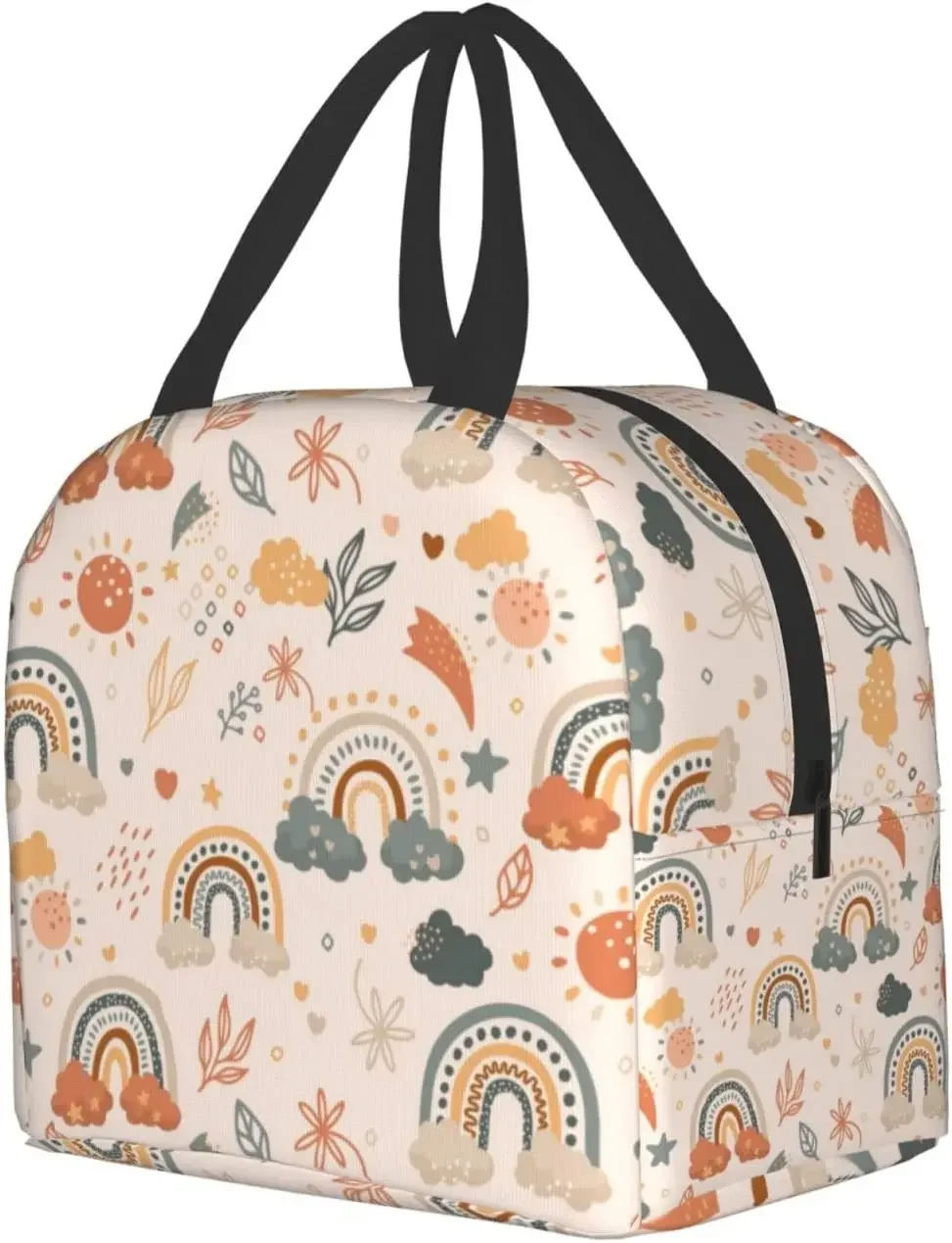 Эстетичный Радужный Ланч-бокс для мужчин и женщин изолированная многоразовая