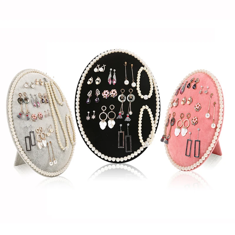 1pcs Jewelry Display Board Jewelry Display Stand Props Earrings Stud Earrings Necklace Earring Ring Display Shelf L M S