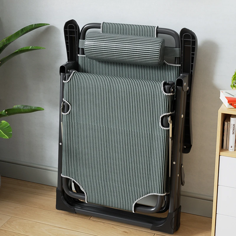 Складной плоский шезлонг для лежания комфортная портативная мебель гостиной