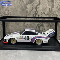 118 porsche 935 racing car high simulation diecast car metal alloy model car toys for children gift collection