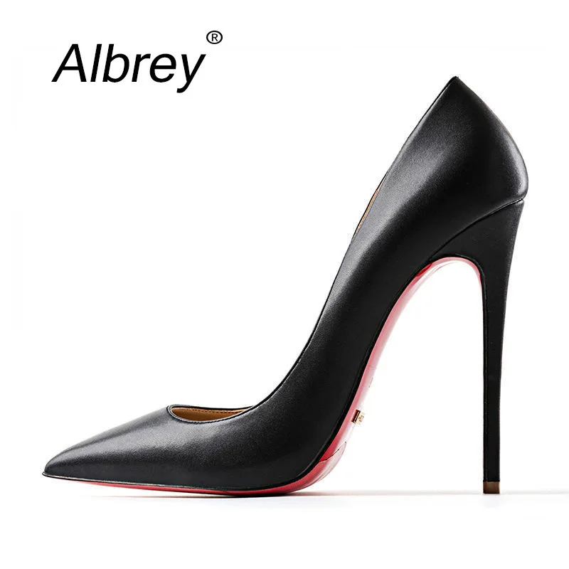 

Luxury Brand Sexy Red Bottom Shoes Pointed Toe Spring Shallow Sexy Women Pumps Dress Party Wedding High Heels