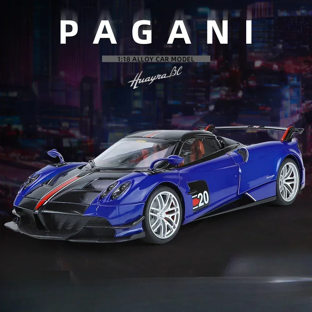 Масштаб 1/18 модель игрушечного автомобиля Pagani Huayra BC литой спортивный автомобиль
