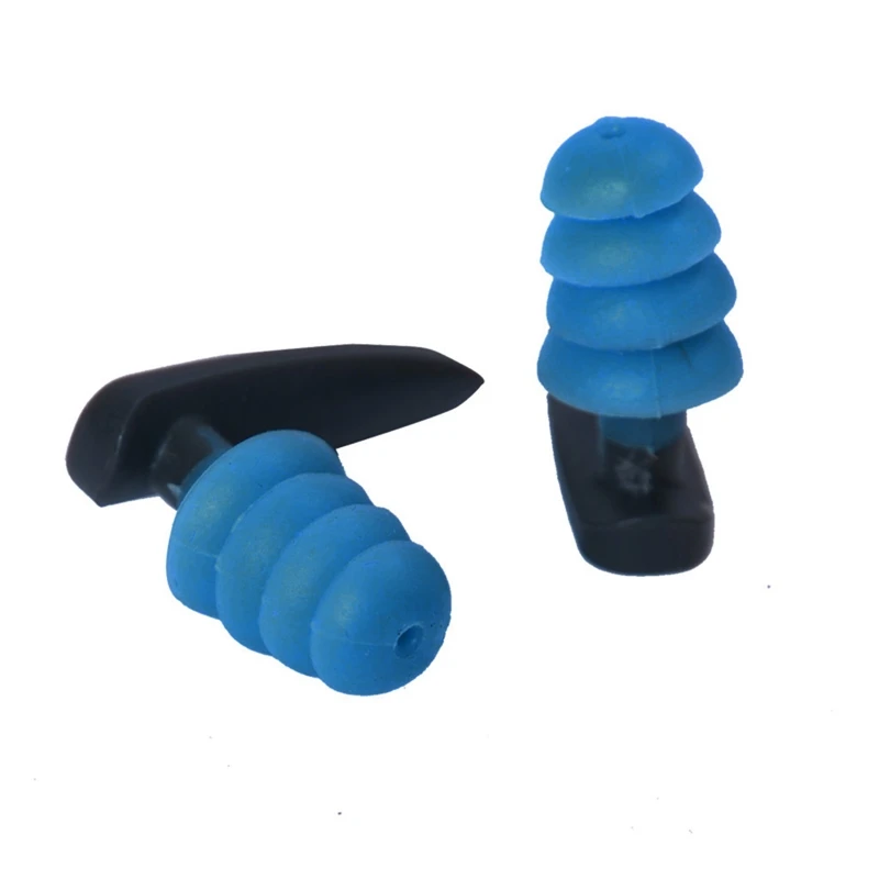 

2pcs Soft Silicone Swimming Ear Plugs Comfortable Waterproof Noise Cancelling