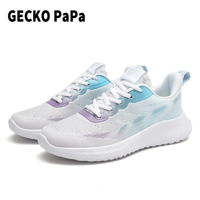 

Кроссовки женские сетчатые, сверхлегкие дышащие, на платформе, повседневная обувь, весна-лето