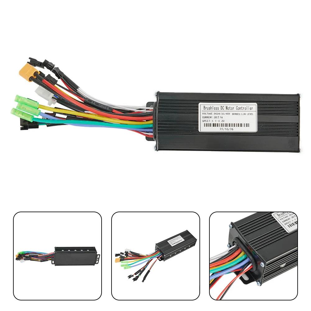 

Three Mode Brushless Controller 30A 750/1000W Hot Sale N 24/36/48V E-Bike Sine Wave Accessories Electric Scooter Replace Part