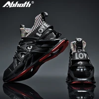abhoth reflective cushioning mens casual shoes fashion blade shoes increase mens sneaker breathable the fabric male sneakers