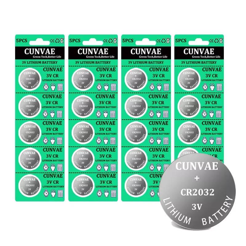 

NEW2023 Battery cr2032 3v button cell coin batteries cr 2032 ECR2032 For Toys Watches Computer Car key