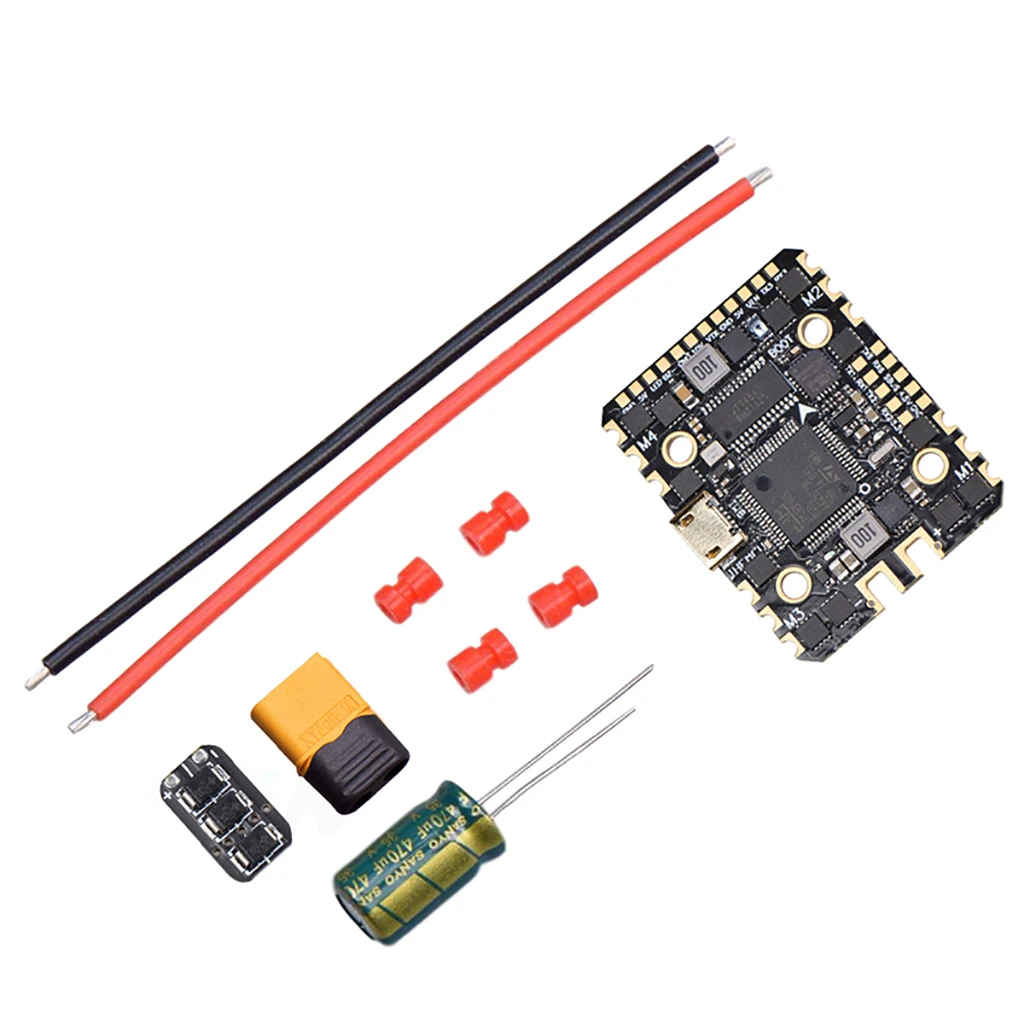JHEMCU GHF420AIO-ICM GHF411AIO-BMI F405 Flight Controller 40A 4in1 BLheli_S 2-6S Lipo Brushless ESC For RC Toothpick FPV Drone