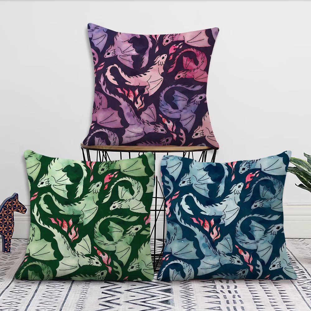 Фото Dragon Star cushion cover Pillow Cover Decoration Room Home Sofa living Office Car Nordic Simplicity №3