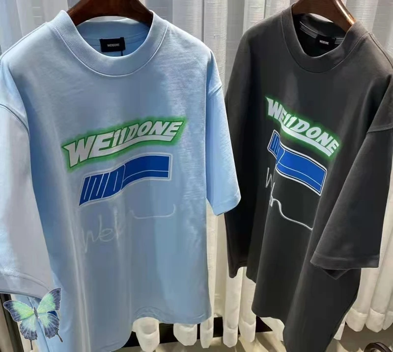 

We11done Men Women T-shirt 2022SS High Quality Welldone Well Done T Shirt