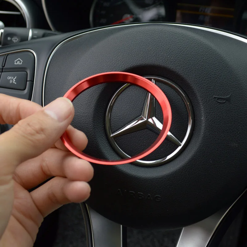 Для Mercedes Benz GLE CLA GLA W213 W246 W205 C117 наклейка на центральное кольцо рулевого колеса Автомобильная панель отделка крышка декоративные аксессуары Для Mercedes Benz GLE CLA GLA W213 W246 W205 C117 наклейка на центральное кольцо рулевого колеса Автомобильная панель отделка крышка декоративные аксессуары