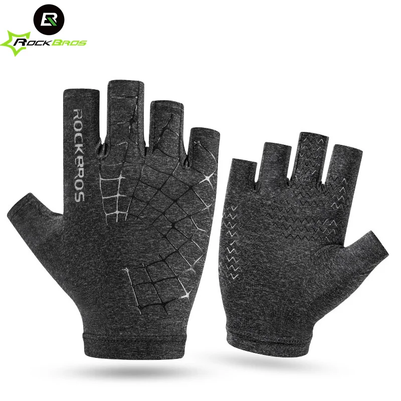 

ROCKBROS Fishing Gloves Touch Screen Riding Bike Bicycle Gloves UV-Proof Summer Cycling Ice Gloves luva motocross