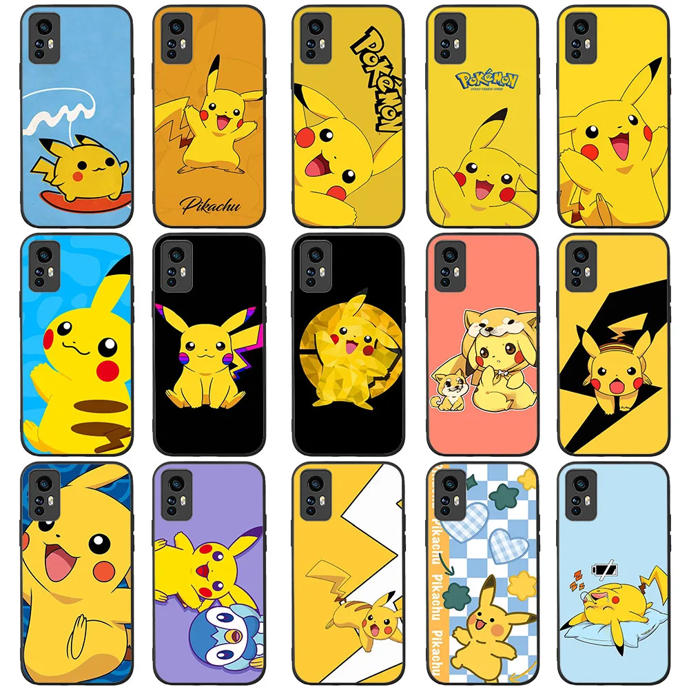 

DS-13 Cute Piakchu Flexible TPU Case for Realme V11 V11S 2 8 8i 9 6 6S 6i X2 XT C31 C30 Pro Plus