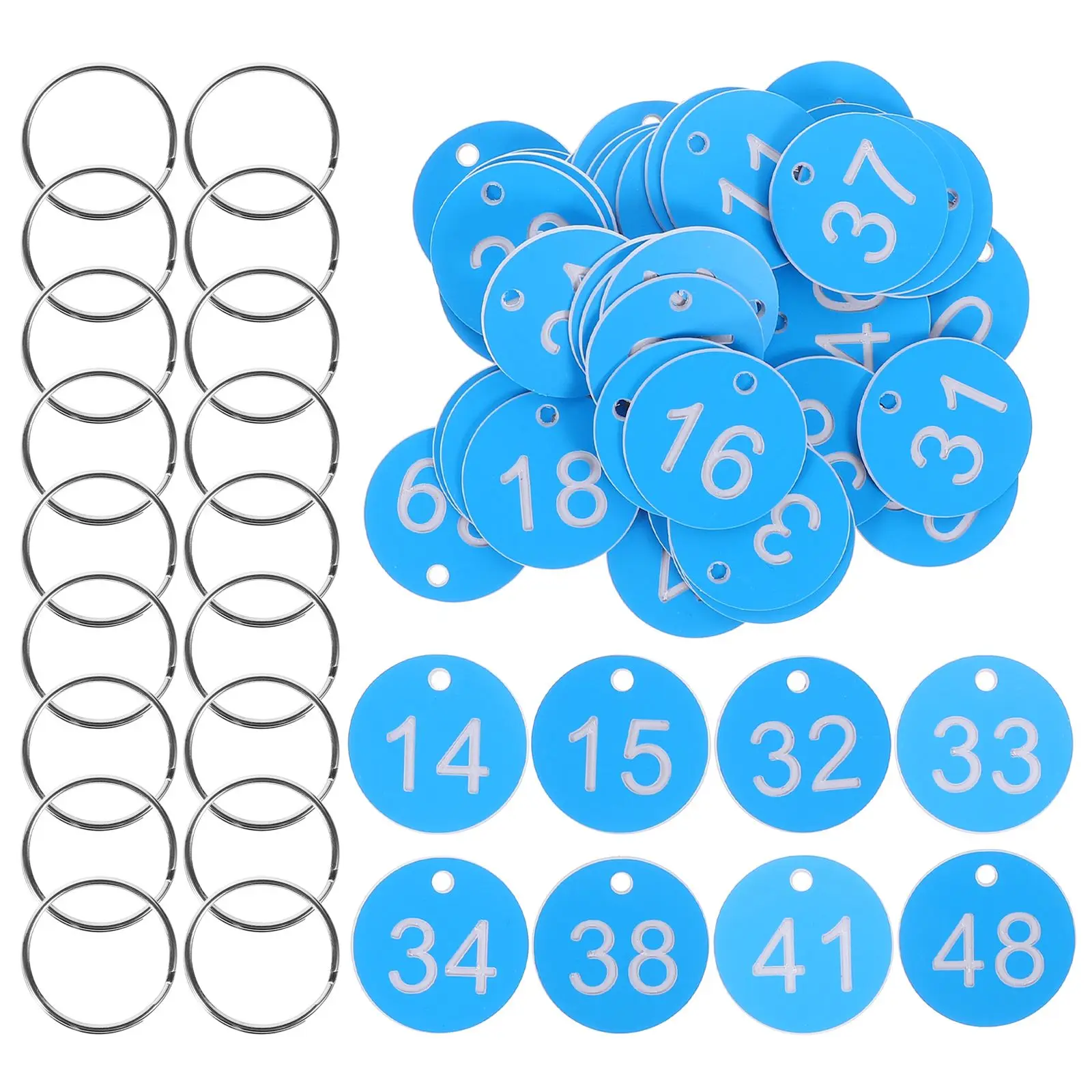 1 комплект номера 1-50 пронумерованные маркировочные бирки идентификационные