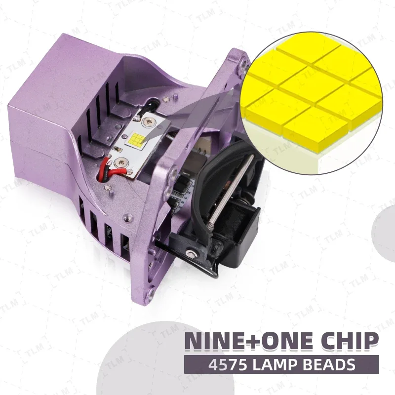 D70 3-дюймовый объектив проектора Bi Led 3 0 Автомобильные фары Лампы Высокие низкие