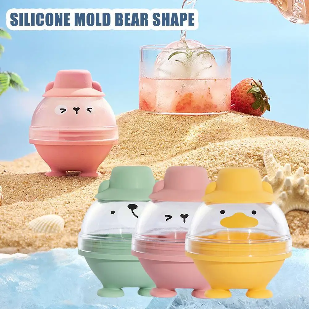 

Silicone Round Ice-cubes Molds Easy To Release Ice-ball-maker Mold With Lid Sphere Ice-ball Mold For Whiskey Cocktails W9c4