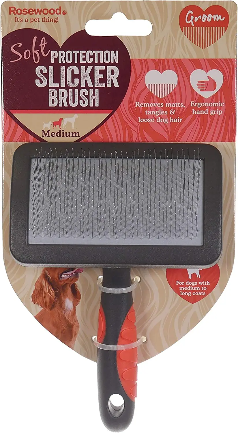 

Dog Soft Protection Salon Brush Card Medium