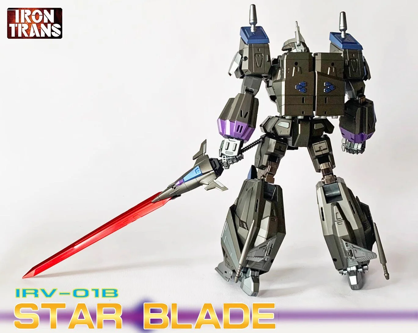 Трансформируемая фигурка IRON TRANS IR-V01B IRV01B Dark Star Saber MP Ratio (art.: 3920dadd87fcd) - 3920dadd87fcd