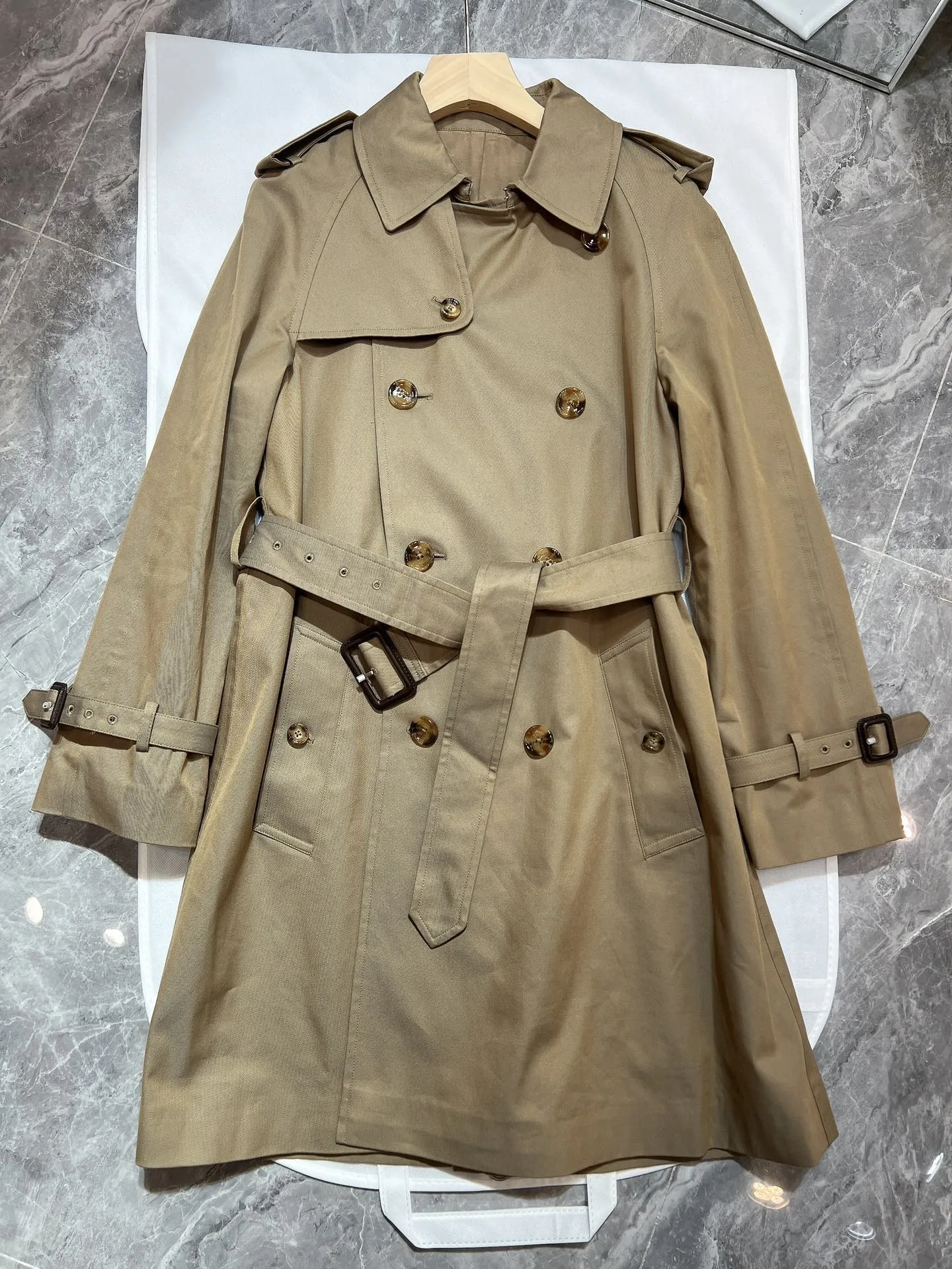 

Female Clothing Woman Clothes Women's Coat Spring 2022 Women's Coat Windbreaker Overcoat Female Double Breasted Windbreaker Coat