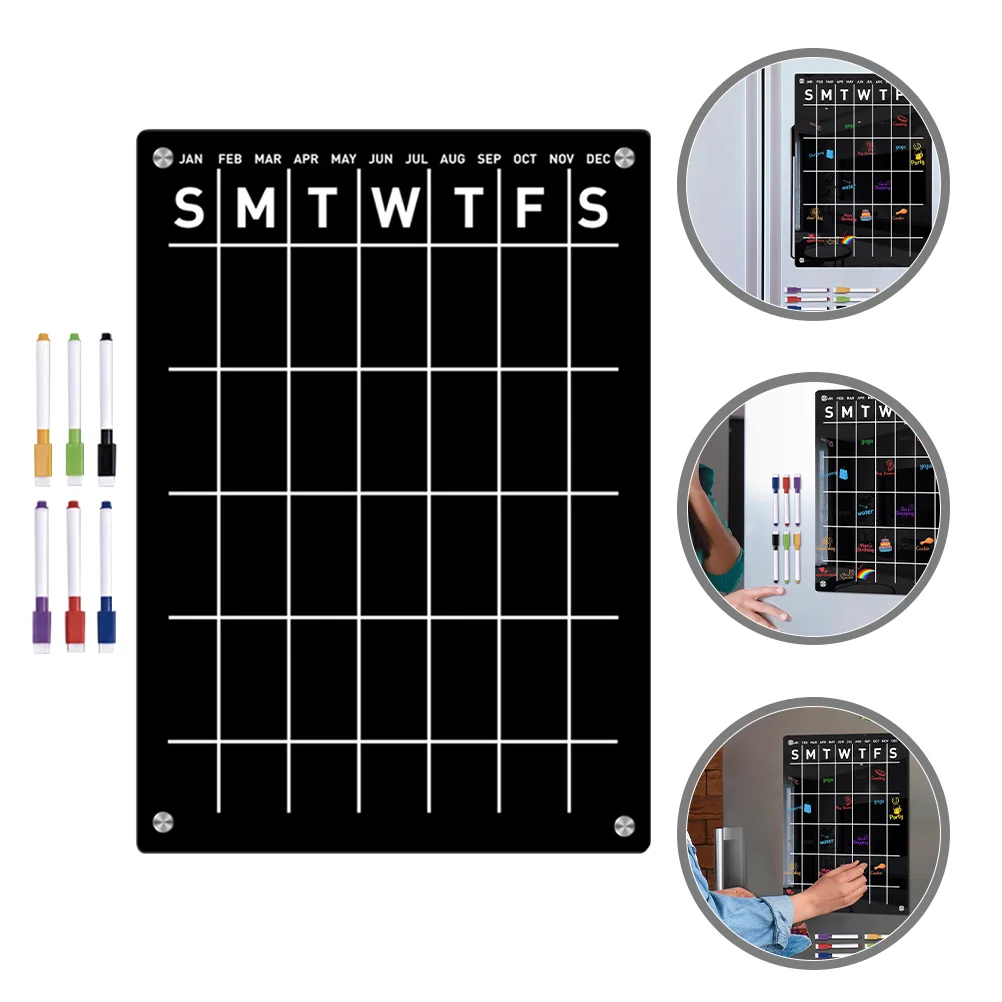 

1 Set of Writing Board List Planning Whiteboard Schedule Message Board Kitchen Message