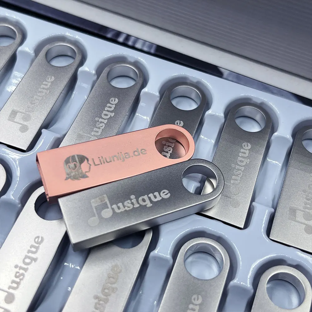 Фото 50 шт. USB-флешки с бесплатной индивидуальной печатью логотипа, 4 ГБ, 8 ГБ, металлические, 2.0, 16 ГБ, 32 ГБ, 64 ГБ, 128 ГБ, бизнес-подарок, флеш-накопитель с ключом №3